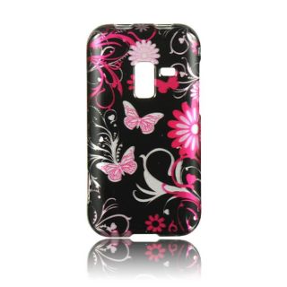 Luxmo Butterfly Snap on Protector Case for Samsung Conquer 4G/ D600