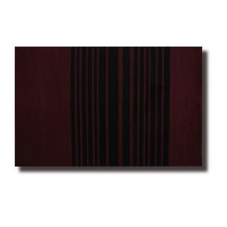 Tapis Stripes 160/230 Aubergine/Noir   Motif  Déco   Matériaux