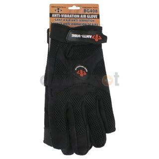 Condor 4HDK3 Anti Vibration Gloves, L, Black, PR