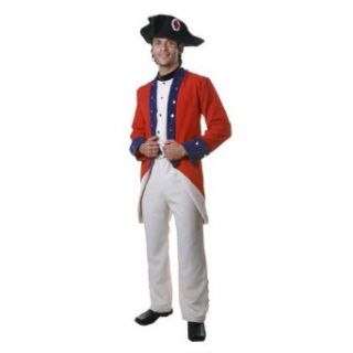 Adult Colonial Soldier   Size Small Clothing