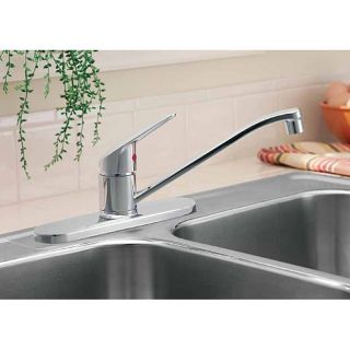 Moen Single handle Stainless Steel Kitchen Faucet Today: $90.99