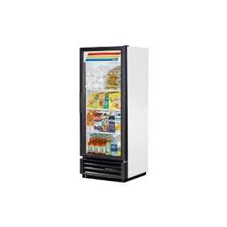 True White Glass Door Refrigerator Merchandiser, 12 Cubic