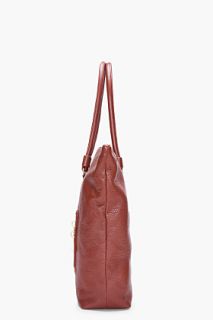 See by Chloé Brown Cherry Zipped Tote for women