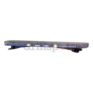 Code 3 21TRPL47A3B Lightbar, LED, Halogen, Blue, Perm, 47 In Be the