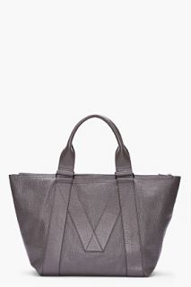 Marc By Marc Jacobs Grey Standard Supply Buffalo Leather Tote for men