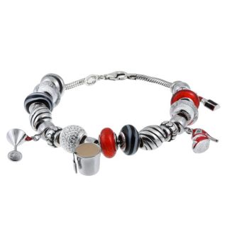 Signature Moments Sterling Silver Ladies Night Out Theme Bracelet