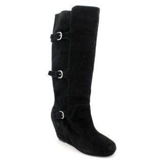 Dolce Vita Womens Phoebe Black Suede Knee high Boots 11 M Us