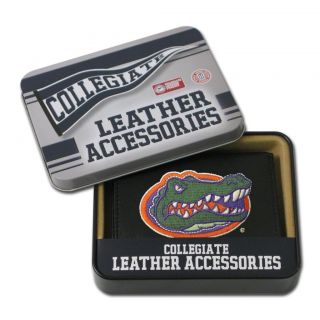 Florida Gators Mens Black Leather Tri fold Wallet Today $22.05 5.0