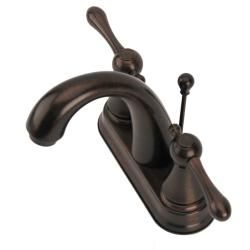 Fontaine Amalfi 4 inch Centerset Oil rubbed Bronze Bathroom Faucet