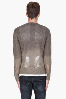 Pierre Balmain Grey Wool Blend Maglia Sweater for men