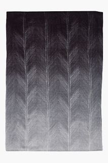 Ann Demeulemeester Herringbone Two Tone Aura Ombre Convertible Scarf for men