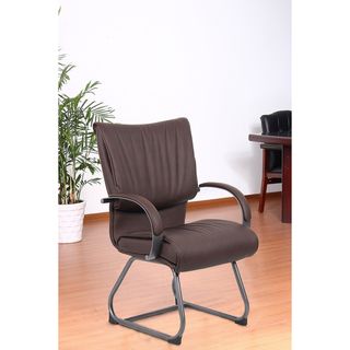 Aragon Bomber Brown Guest Chair