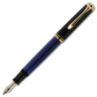 Pelikan Souveran Black/Blue Fine Nib Fountain Pen Today $264.99