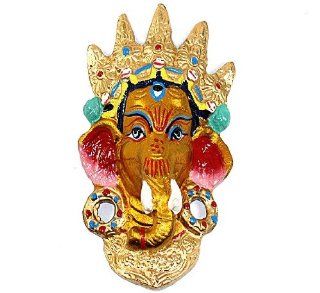 GANESH MASK ~ 5.75 High ~ Made in India: Home & Kitchen