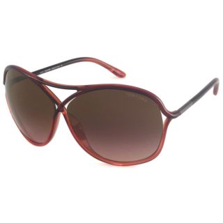 Tom Ford Womens TF0184 Vicky Rectangular Sunglasses Compare $360.00