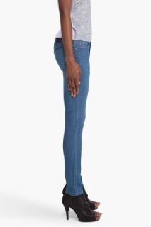 Cheap Monday Narrow Cobra Blue Jeans for women
