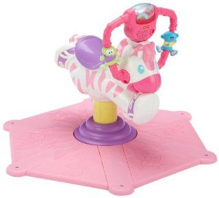Fisher Price Bounce n Spin Zebra   Pink. Baby