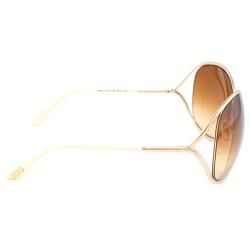 Tom Ford Womens TF130 TF0130 Miranda Gold Metal Sunglasses