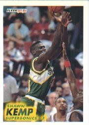 1993 94 Fleer #199 Shawn Kemp: Sports & Outdoors