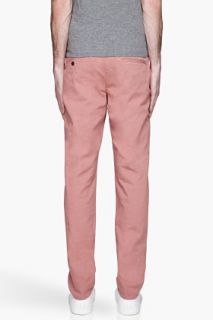 Paul Smith Jeans Dusty Pink Slim Fit Twill Trousers for men