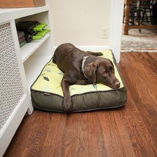 Rectangular Greenery Pet Bed   Frontgate Dog Bed: Pet