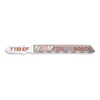 Bosch T118EF Jigsaw Blade, T Shank, 3 1/2 In. L, PK 5