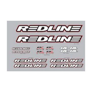 Redline Complete Decal Set White