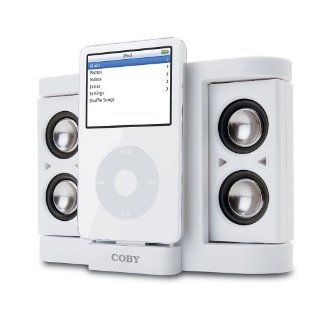 COBY CS MP57 MP3 Portable Stereo Speaker System I POD