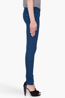 Rag & Bone Blue Mid Rise Stretch Jeans for women