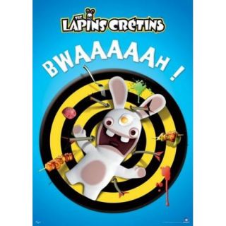 LAPINS CRETINS   Poster grand format lapin cible (135)   Abystyle nous