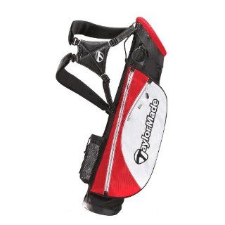 TaylorMade Quiver Carry Bag (Black/White/Red) Sports