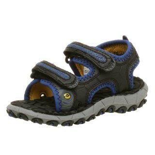 /Little Kid Terrapin Sandal,Black/Royal Blue,5 M US Toddler Shoes