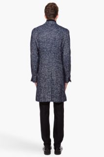Alexander McQueen Chevron Tweed Coat for men