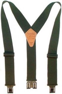 CLIP ON TO BELT Suspenders In 4 Colors #SN200 Navy, XL