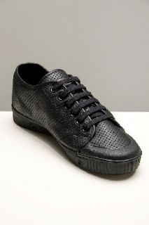 Spring Court  G2 Black Leather Shoes for men