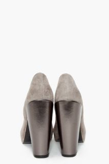 Acne Vega Grey Platform Heels for women