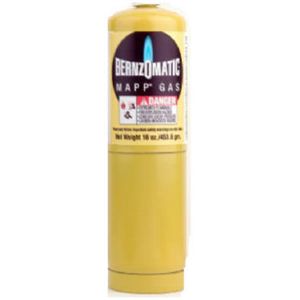 Bernzomatic MG9 16 OZ Mapp Gas Cylinder, Pack of 6