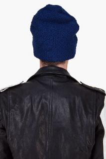 Marc Jacobs Blue Cashmere Knit Beanie for men