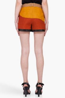 Proenza Schouler Tweed Patchwork Shorts for women