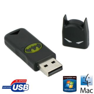 Clé USB 4 Go   Connectique USB 2.0   Avec Logo Batman rétroéclairé