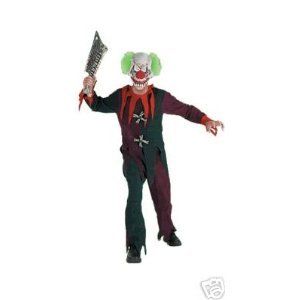 Zombie Clown Scary Costume Medium 7 10 NWT: Clothing