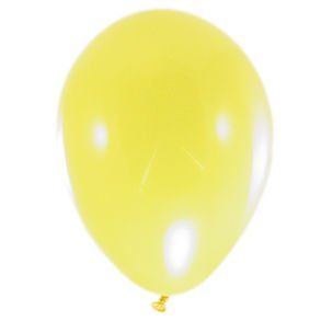 11 Clear Crystal Yellow Balloons Toys & Games