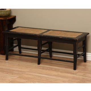 Cane Hall Wooden Bench (Indonesia) Today $274.99