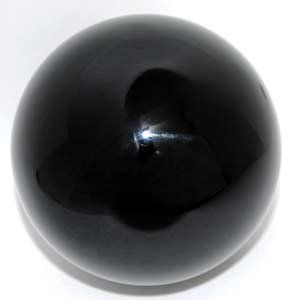 Black Acrylic Contact Juggling Ball   76mm Toys & Games