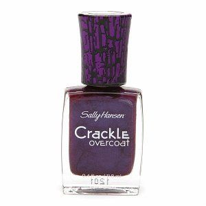 Sally Hansen Crackle Overcoat Nail Polish, Vintage Violet