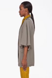 Damir Doma Silk Drape Sleeve Jacket for women
