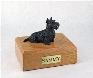 Scottish Terrier Dog Figurine Pet Cremation Urn   207: Home & Kitchen