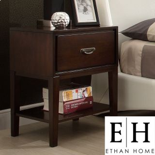 ETHAN HOME Neo Rectangle Espresso Accent Table Nightstand Today $160