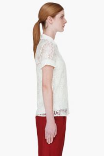 Marc By Marc Jacobs Ivory Lily Lace Blouse for women