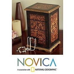 Cedar Wood Royal Legacy Jewelry Box (Peru)